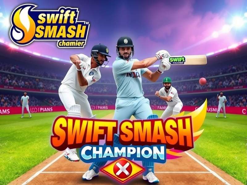Swift Smash Champion gameplay showing player hitting six